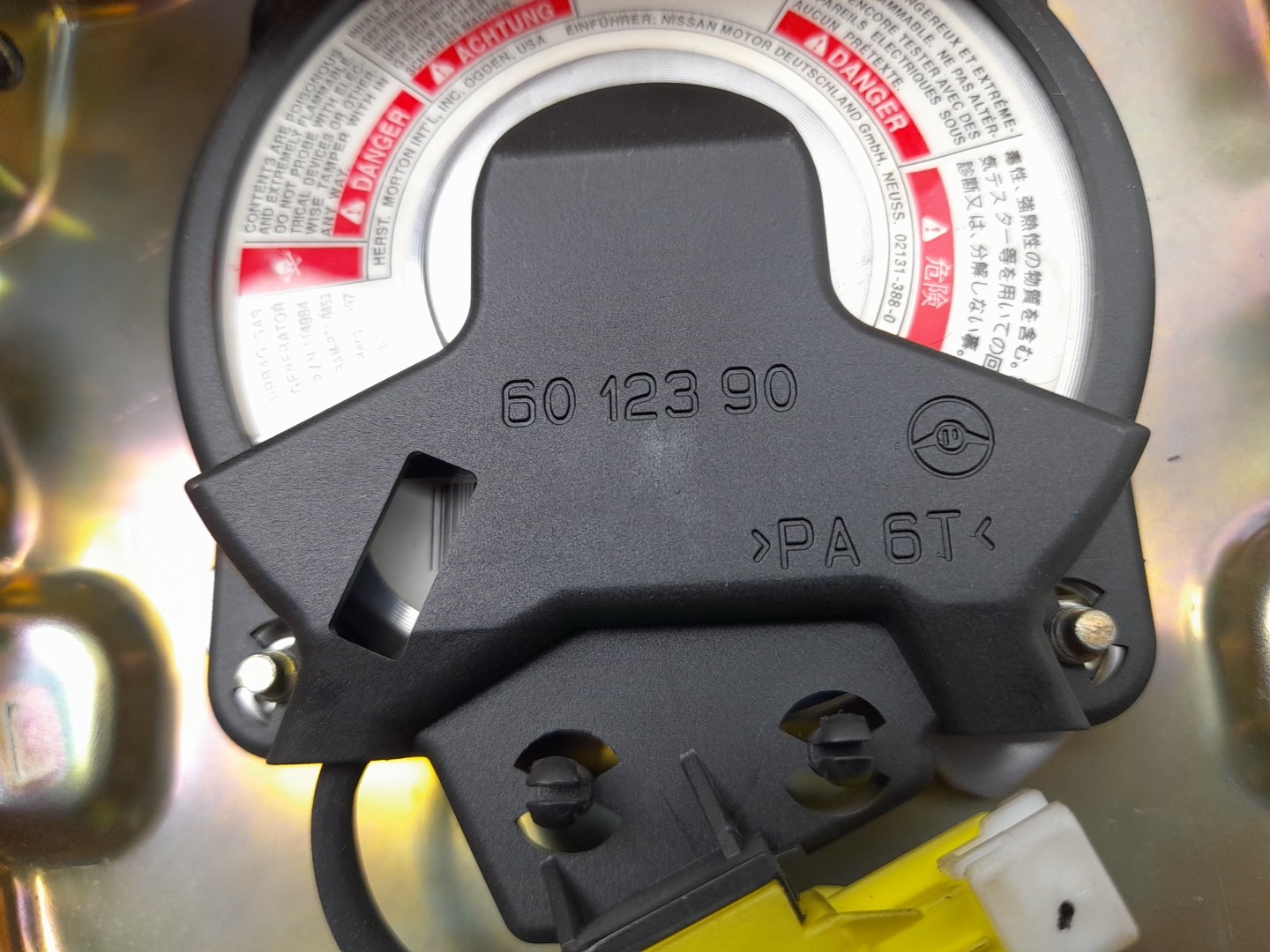 Steering Wheel Airbag NISSAN Micra II (K11) Imagem-2
