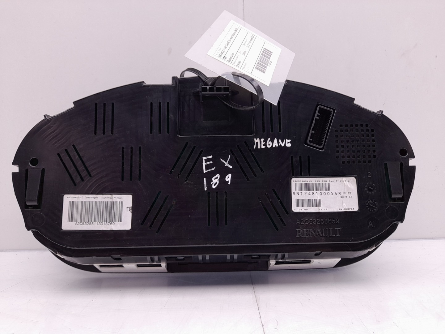 Compteur de vitesse RENAULT Megane III (BZ0_) Imagem-1