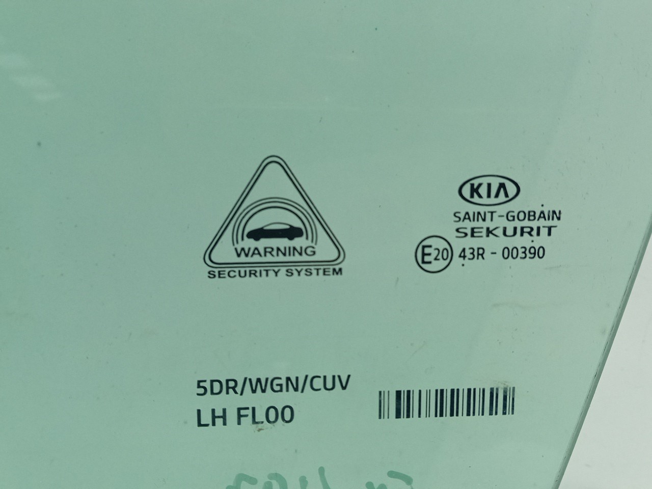 Left front door glass KIA Ceed (CD) Imagem-1