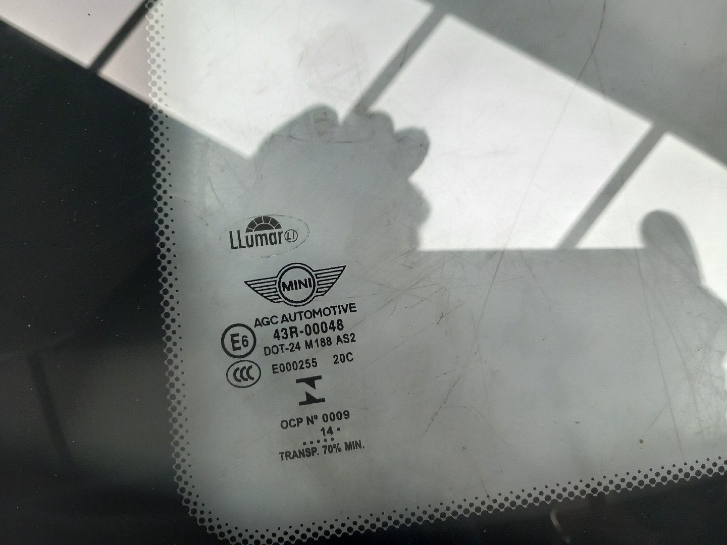 Left rear quarter glass MINI Mini (F56) Imagem-2