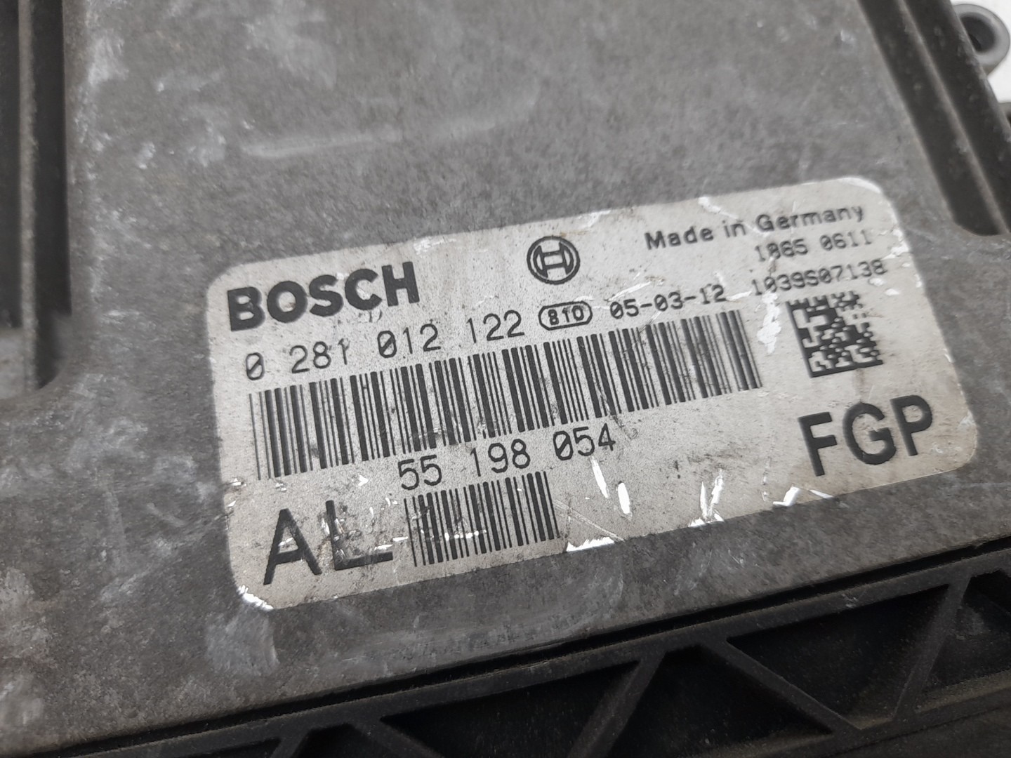 Centralita motor / ECU OPEL Astra H Hatchback (L48) Imagem-2