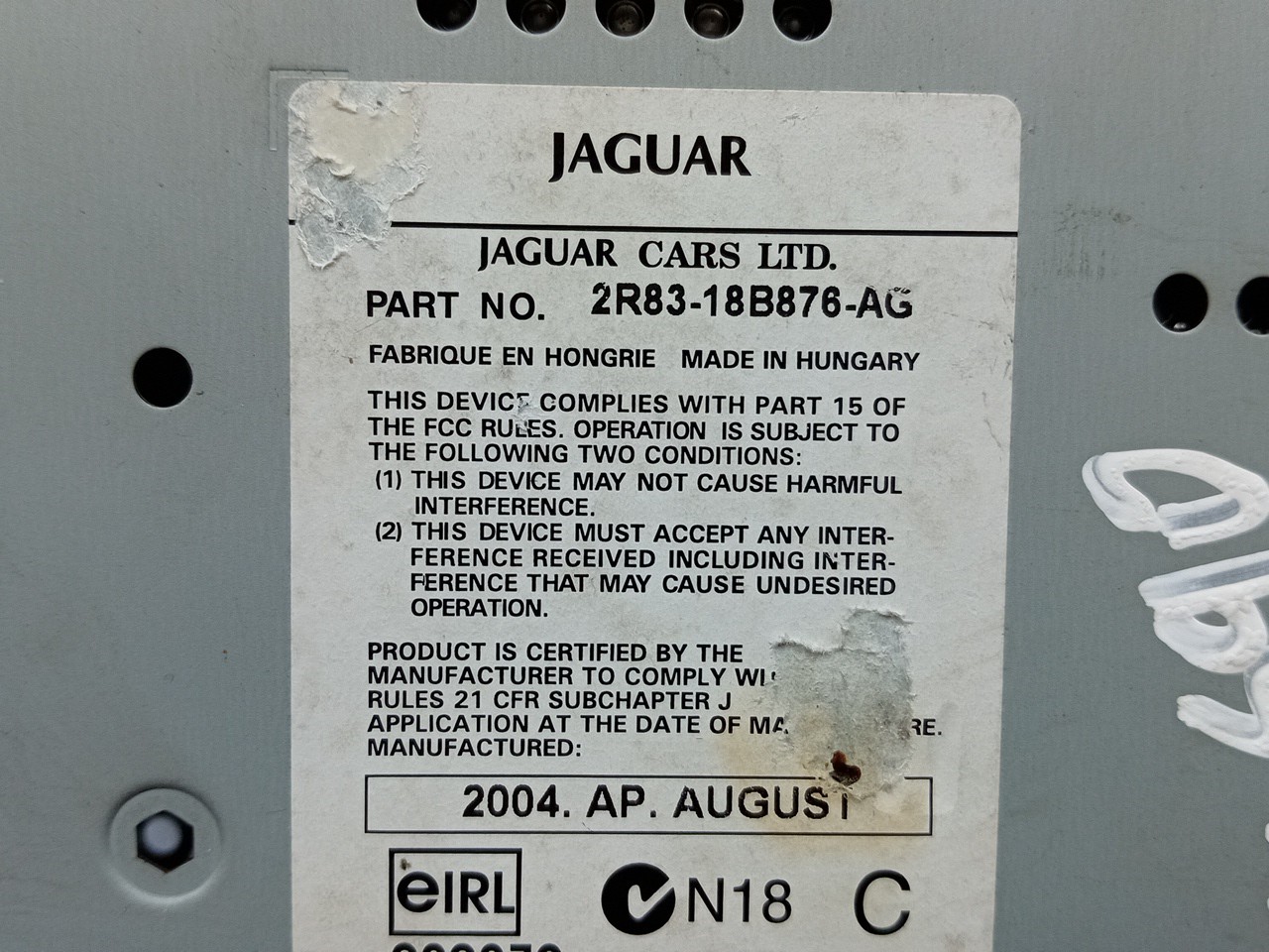 Rádio / auto-rádio JAGUAR S-Type (X200) Imagem-4