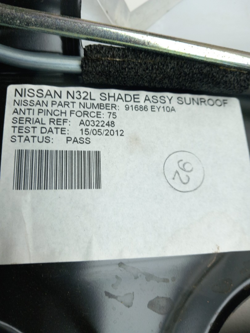 Techo panorámico NISSAN Qashqai/Qashqai+2 I (J10, JJ10) Imagem-1