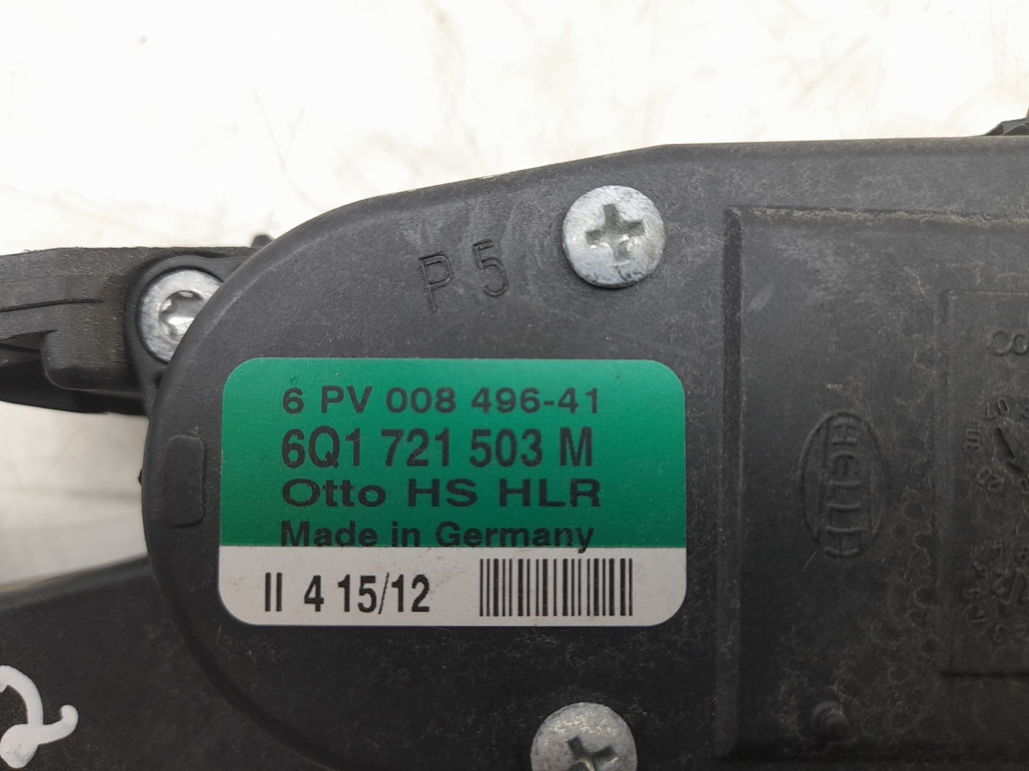 Pedal acelerador AUDI A1 (8X1, 8XK) Imagem-3