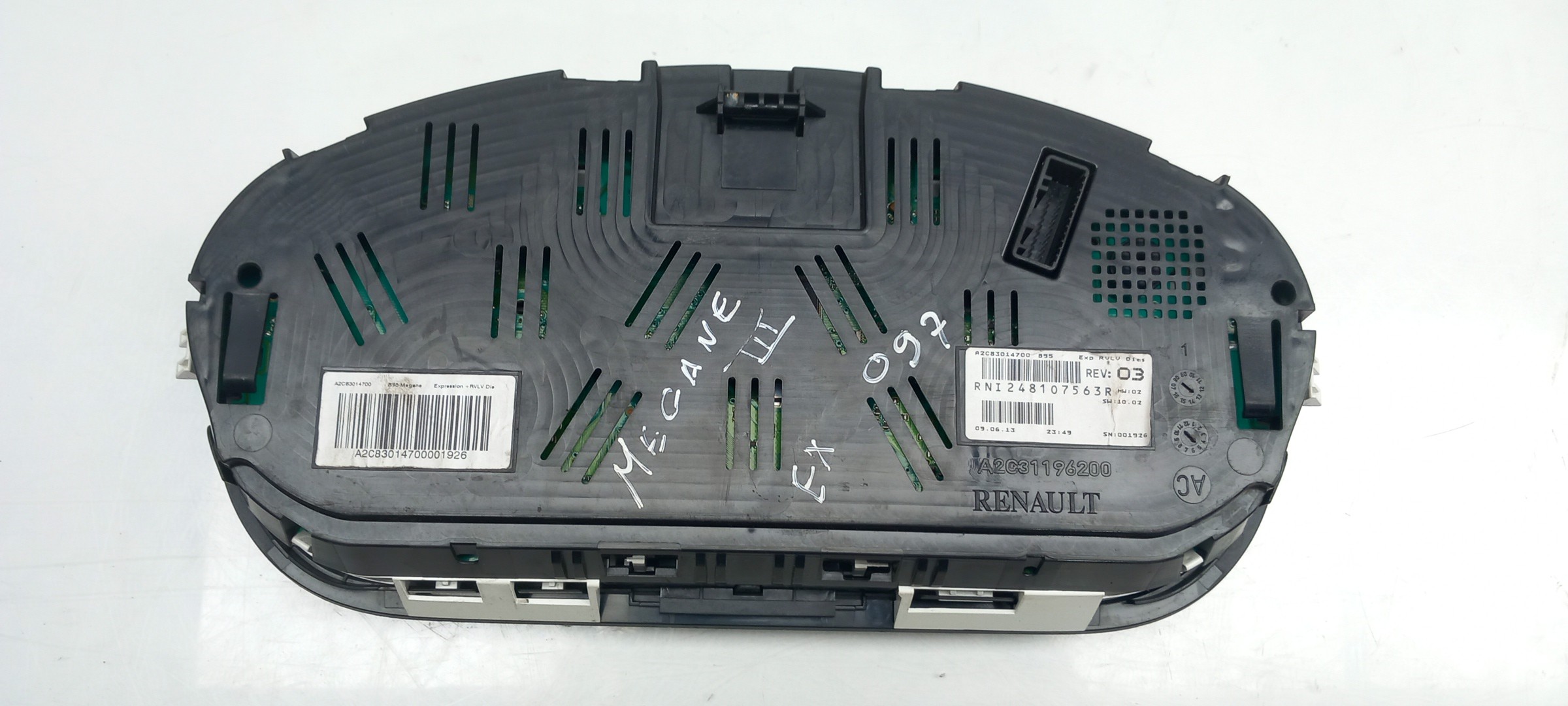 Instrument cluster RENAULT Megane III (BZ0_) Imagem-1