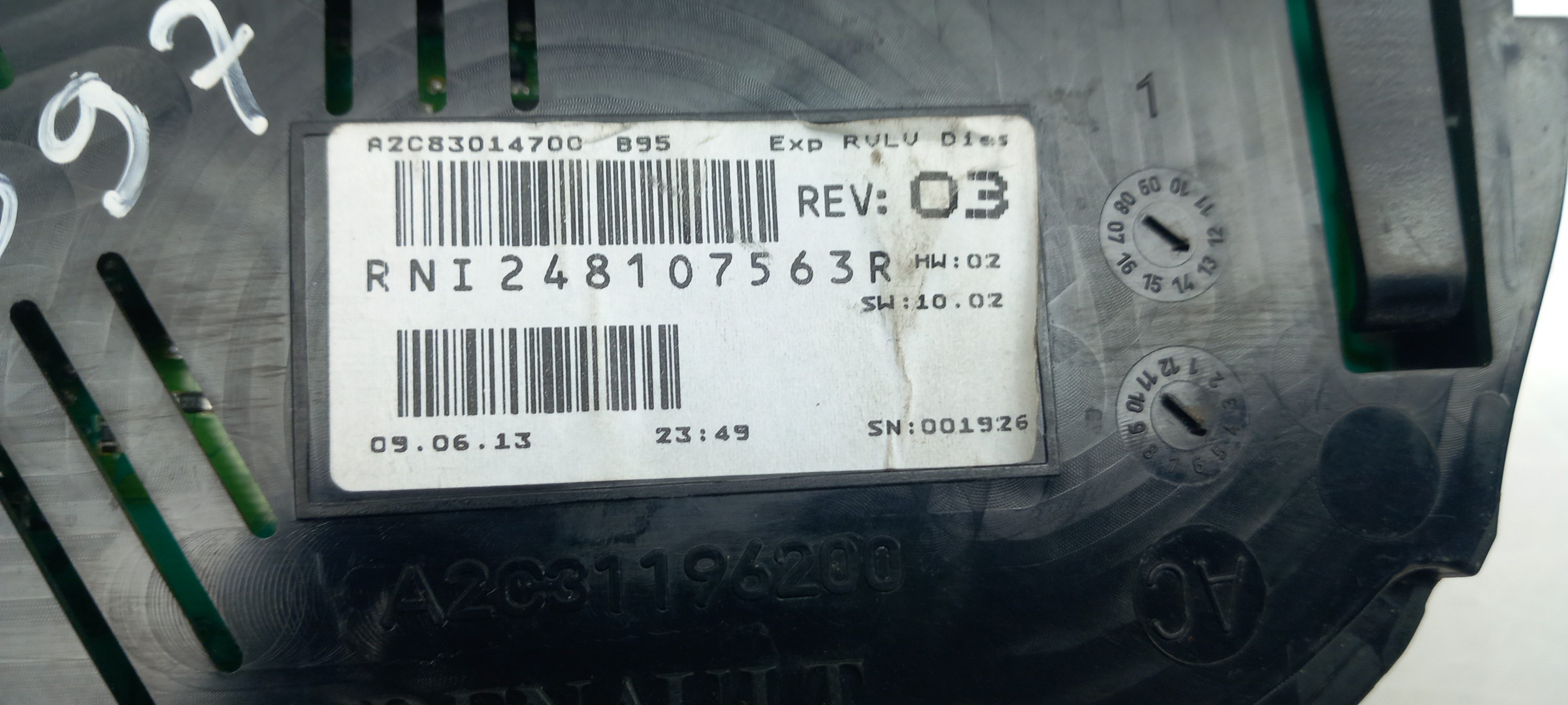 Instrument cluster RENAULT Megane III (BZ0_) Imagem-4