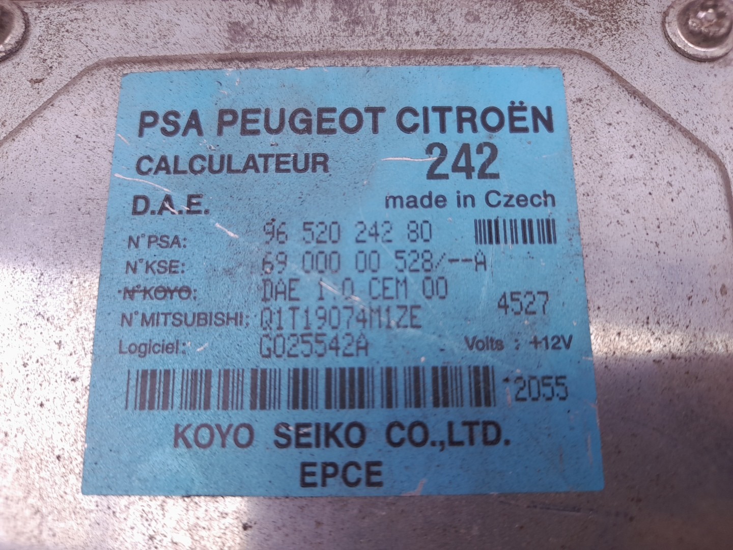 Engine control unit / ECU CITROËN C2 (JM_) Imagem-2