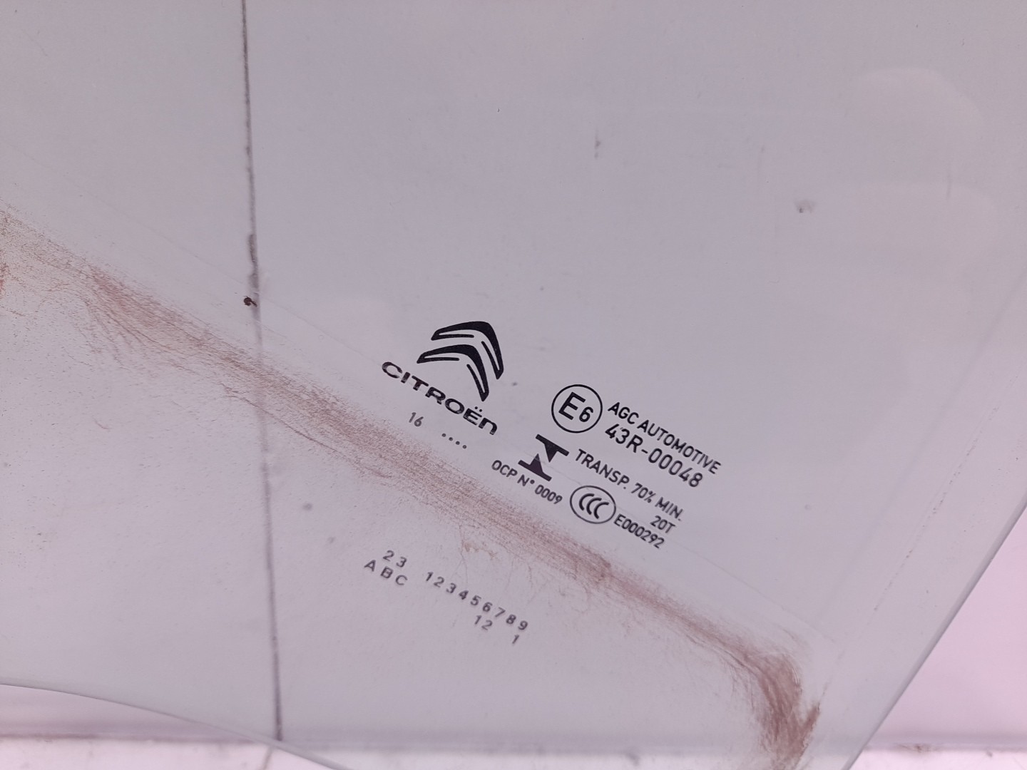 Right rear door glass CITROËN C3 III (SX) Imagem-1