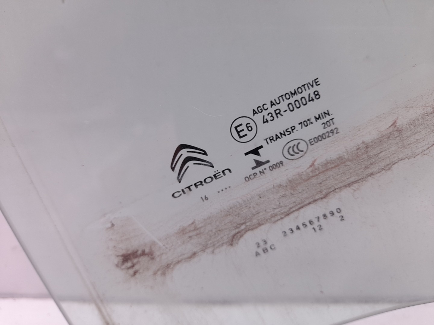 Left rear door glass CITROËN C3 III (SX) Imagem-1