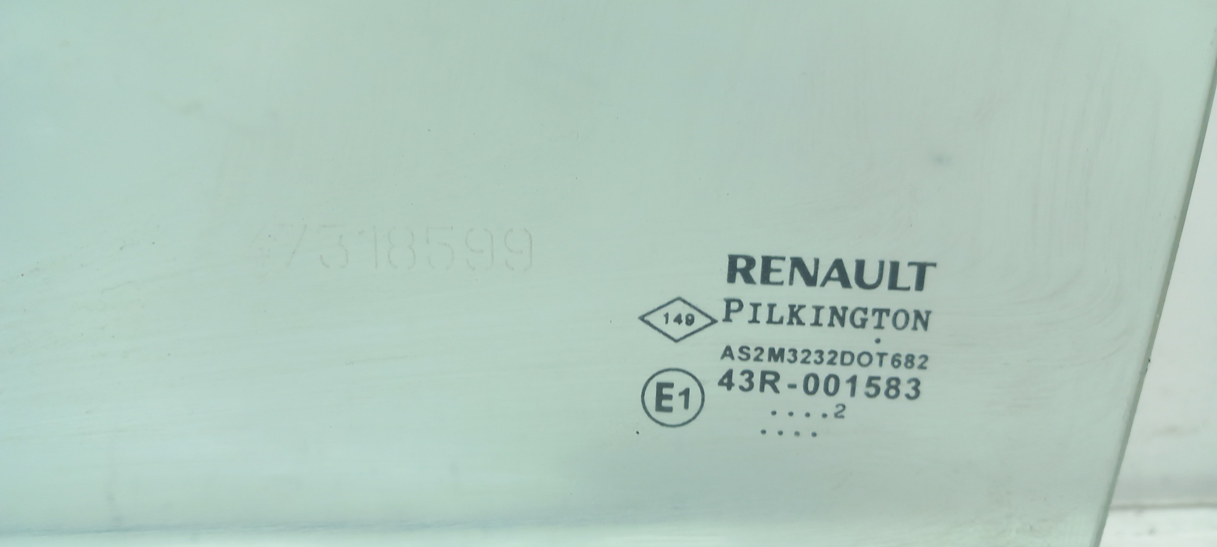 Left front door glass RENAULT Twingo II (CN0_) Imagem-1