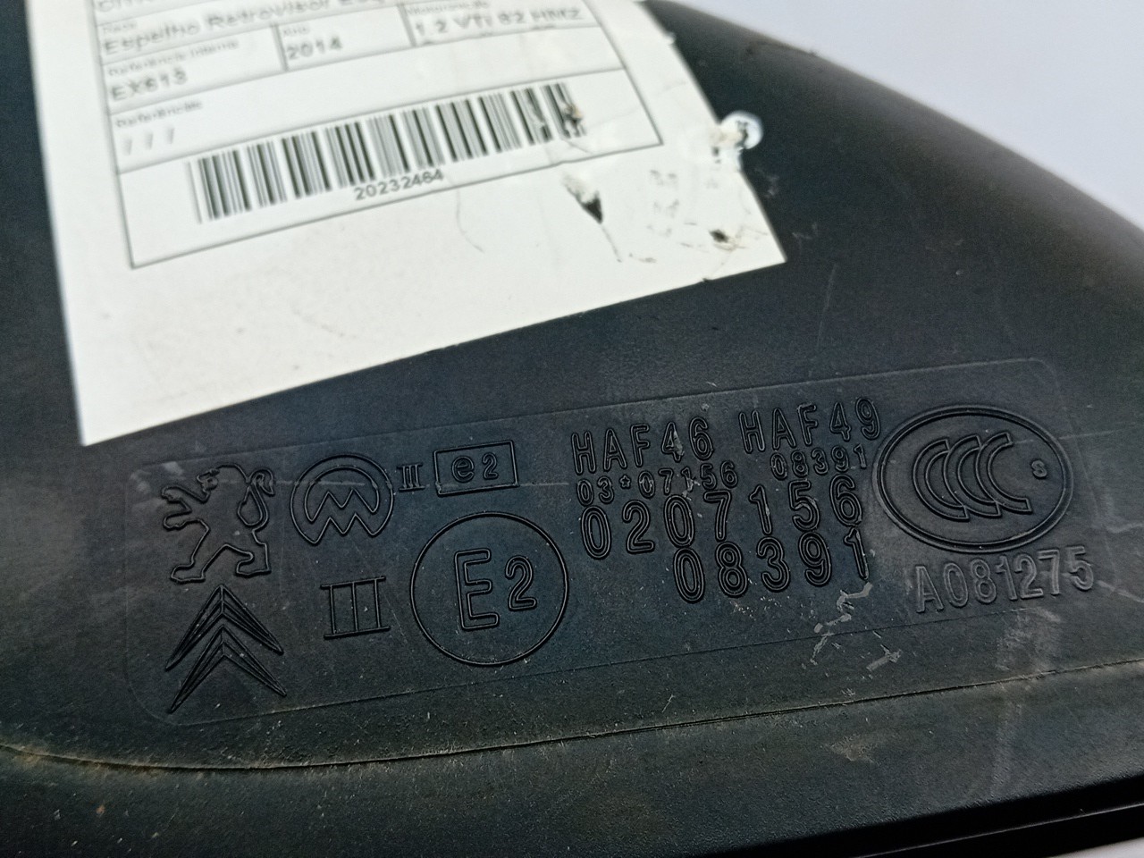 Rétroviseur gauche CITROËN C3 II (SC_) Imagem-3