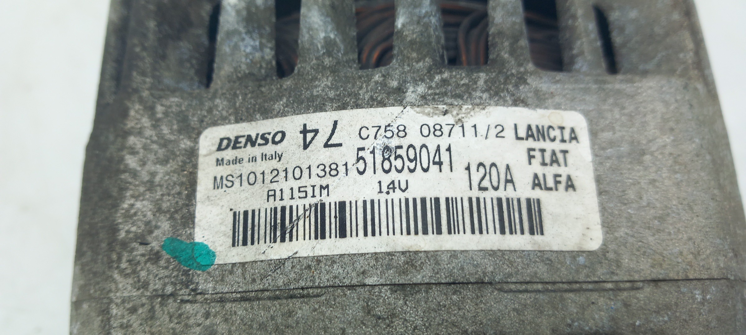 Alternador FIAT Punto Evo (199_) Imagem-3