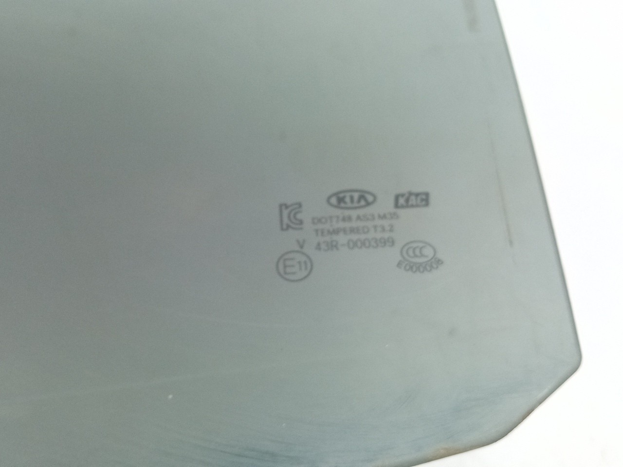 Left rear door glass KIA Rio III (UB) Imagem-1