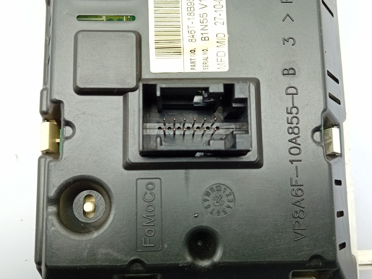 Display / schermo informazioni FORD Fiesta VI (CB1, CCN) Imagem-2