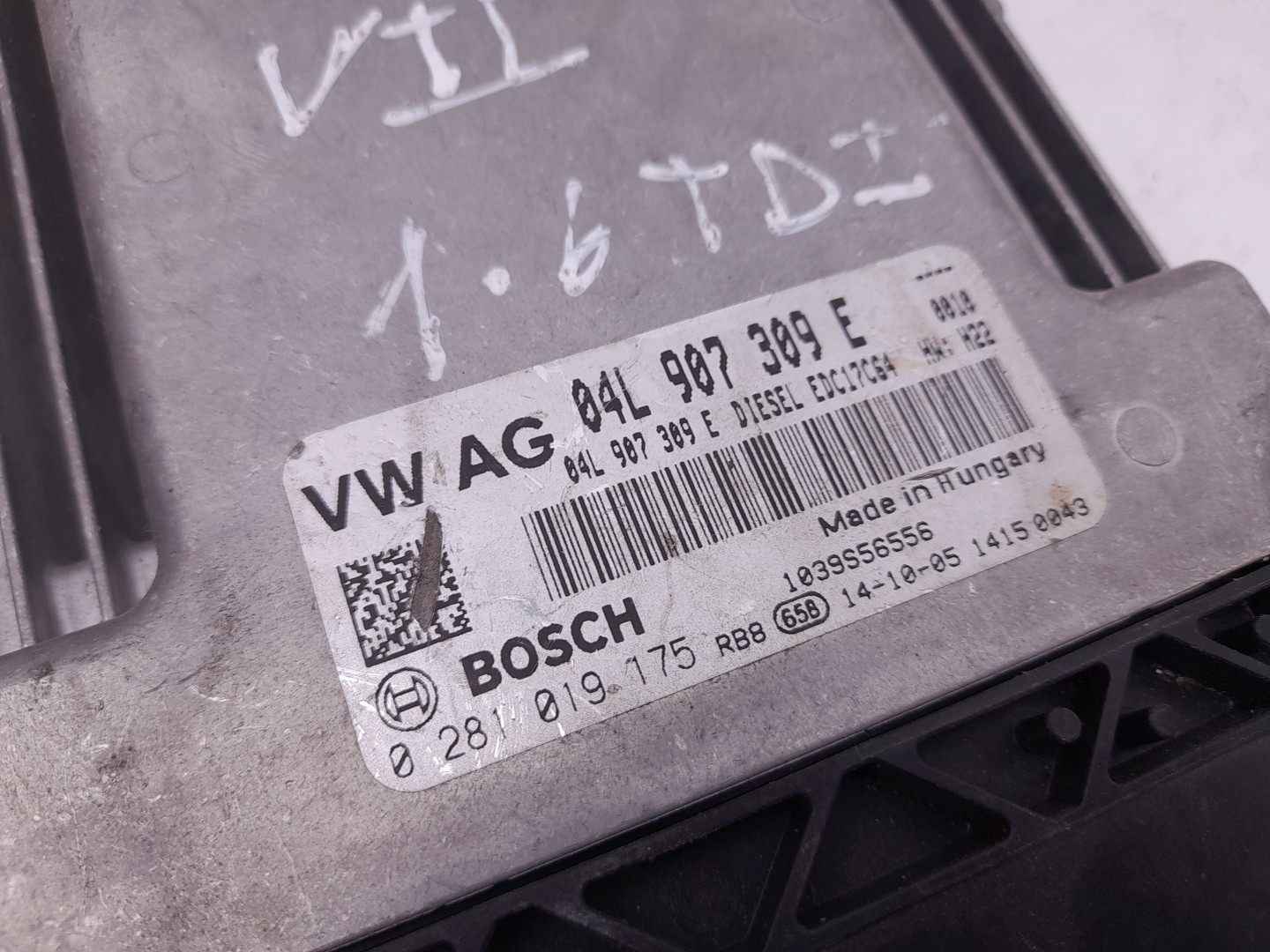 Centralina motor / ECU VOLKSWAGEN Golf VII (5G1, BQ1, BE1, BE2) Imagem-2