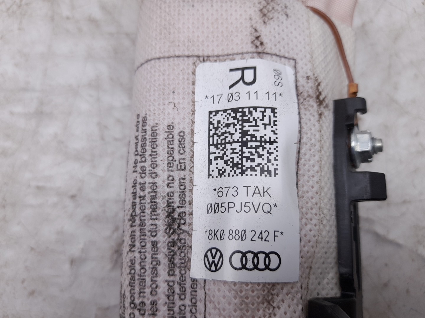 Airbag  Droite AUDI A4 (8K2, B8) Imagem-3