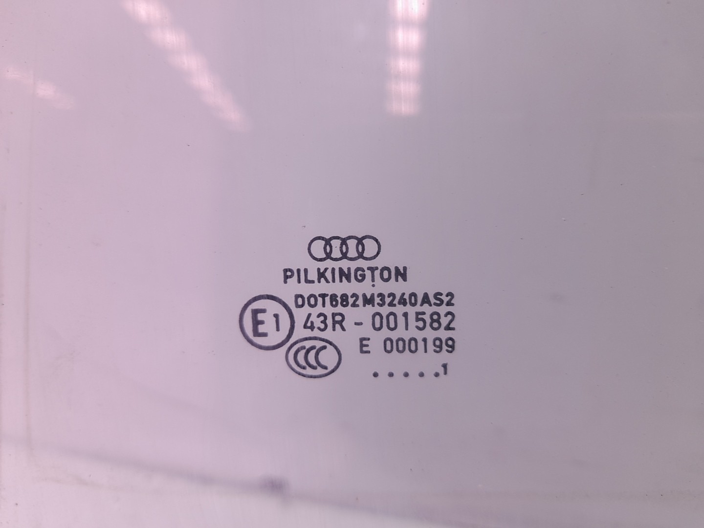 Vidrio puerta Trasero Izquierdo AUDI A4 (8K2, B8) Imagem-1