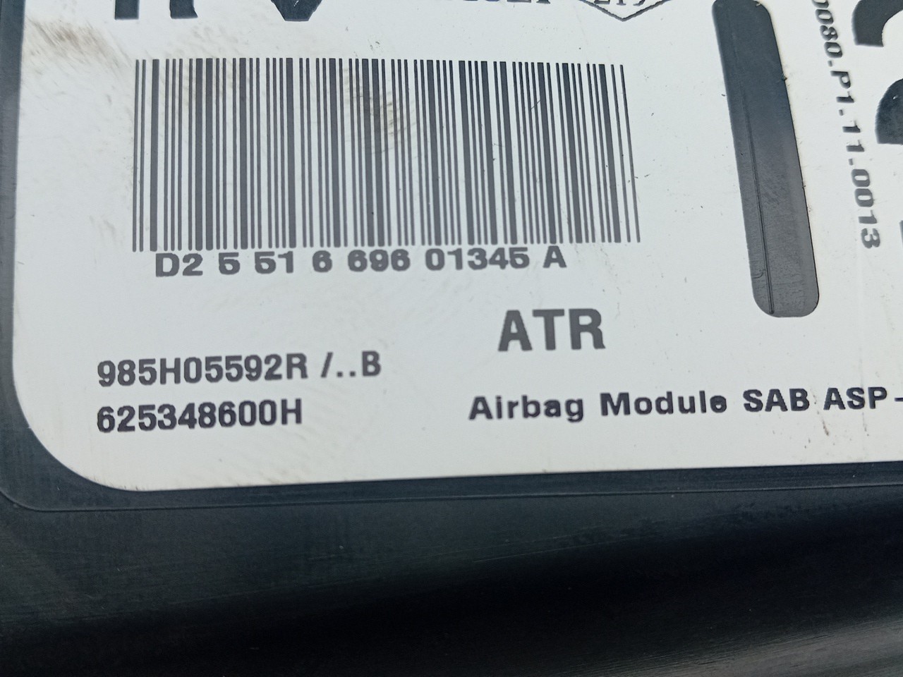 Right Seat Airbag RENAULT Clio IV (BH_) Imagem-3