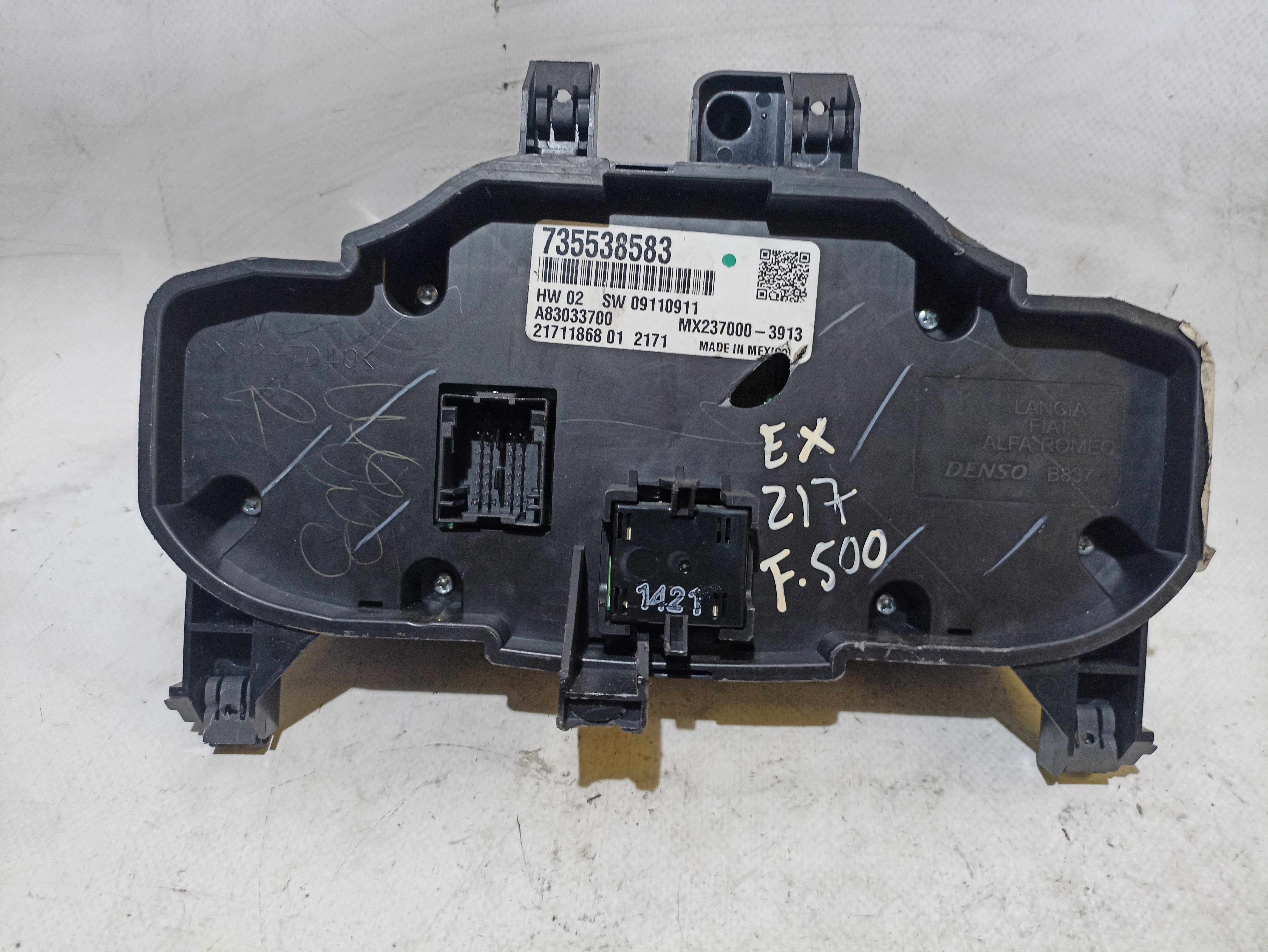 Pulsante / interruttore aria condizionata FIAT 500 (312_) Imagem-1