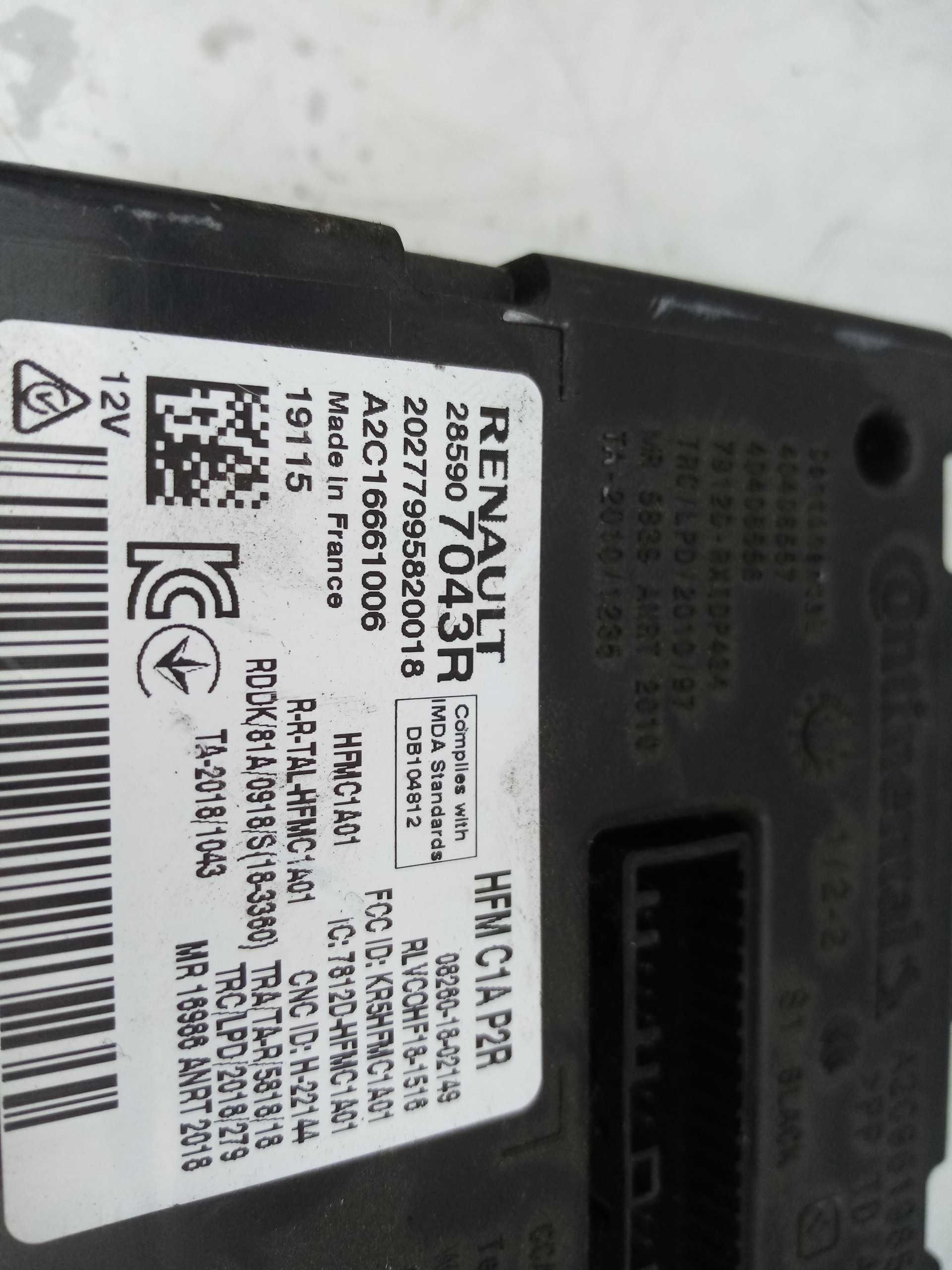 Module générique RENAULT Captur (J5_) Imagem-1