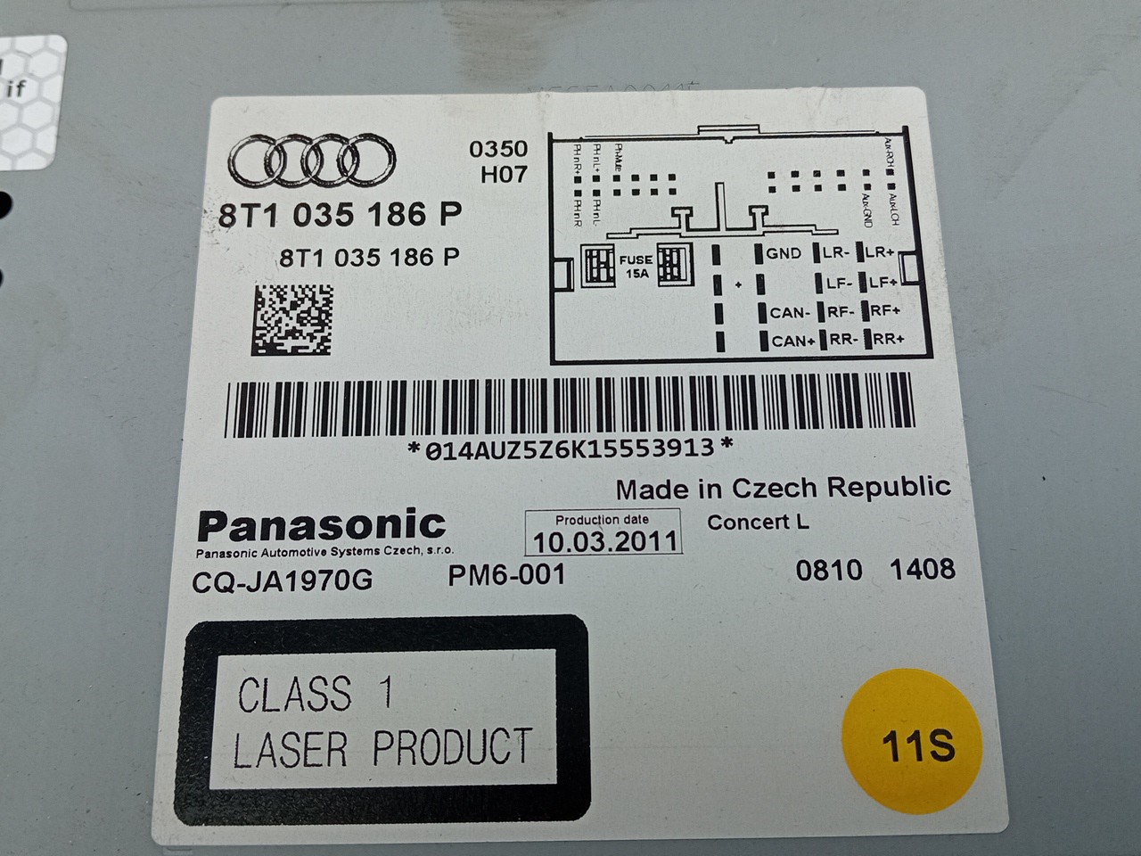 Rádio / auto-rádio AUDI A4 (8K2, B8) Imagem-2
