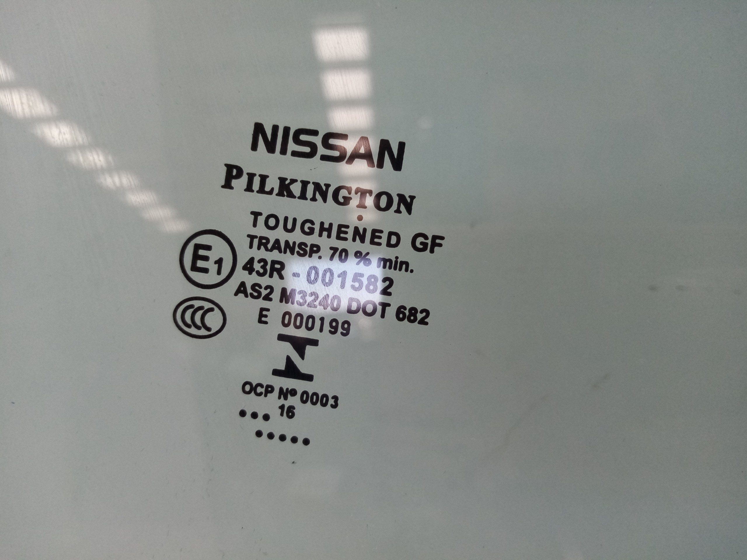 Vidro porta frente direita NISSAN Qashqai II (J11) Imagem-1