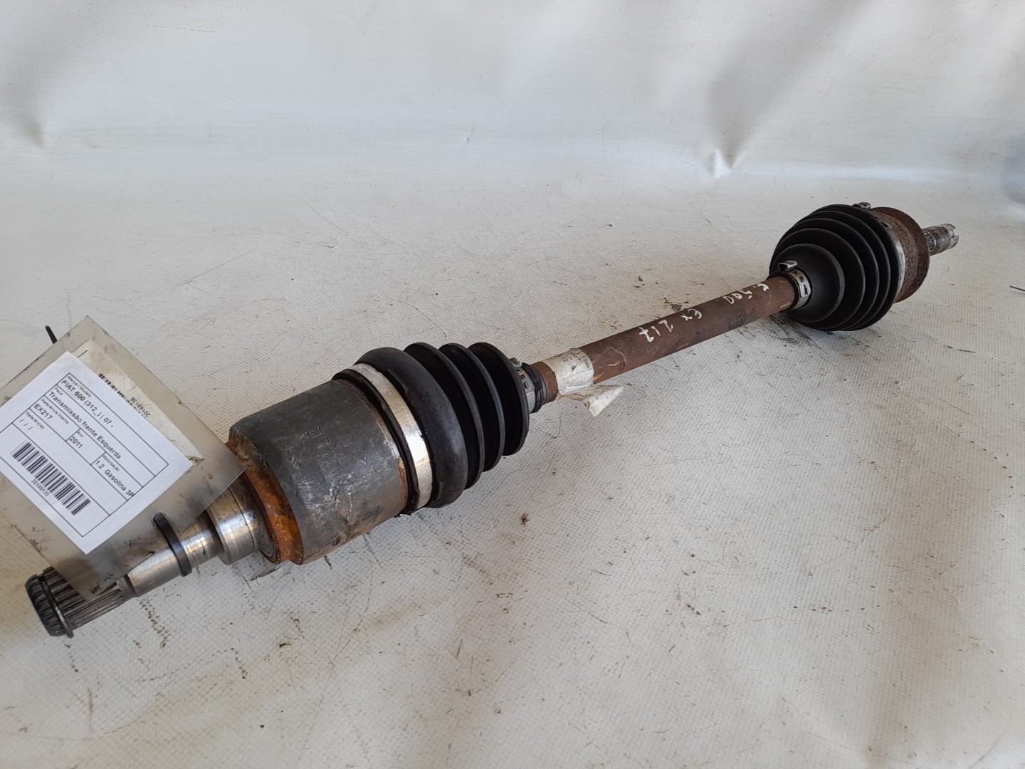 Semiasse anteriore sinistro