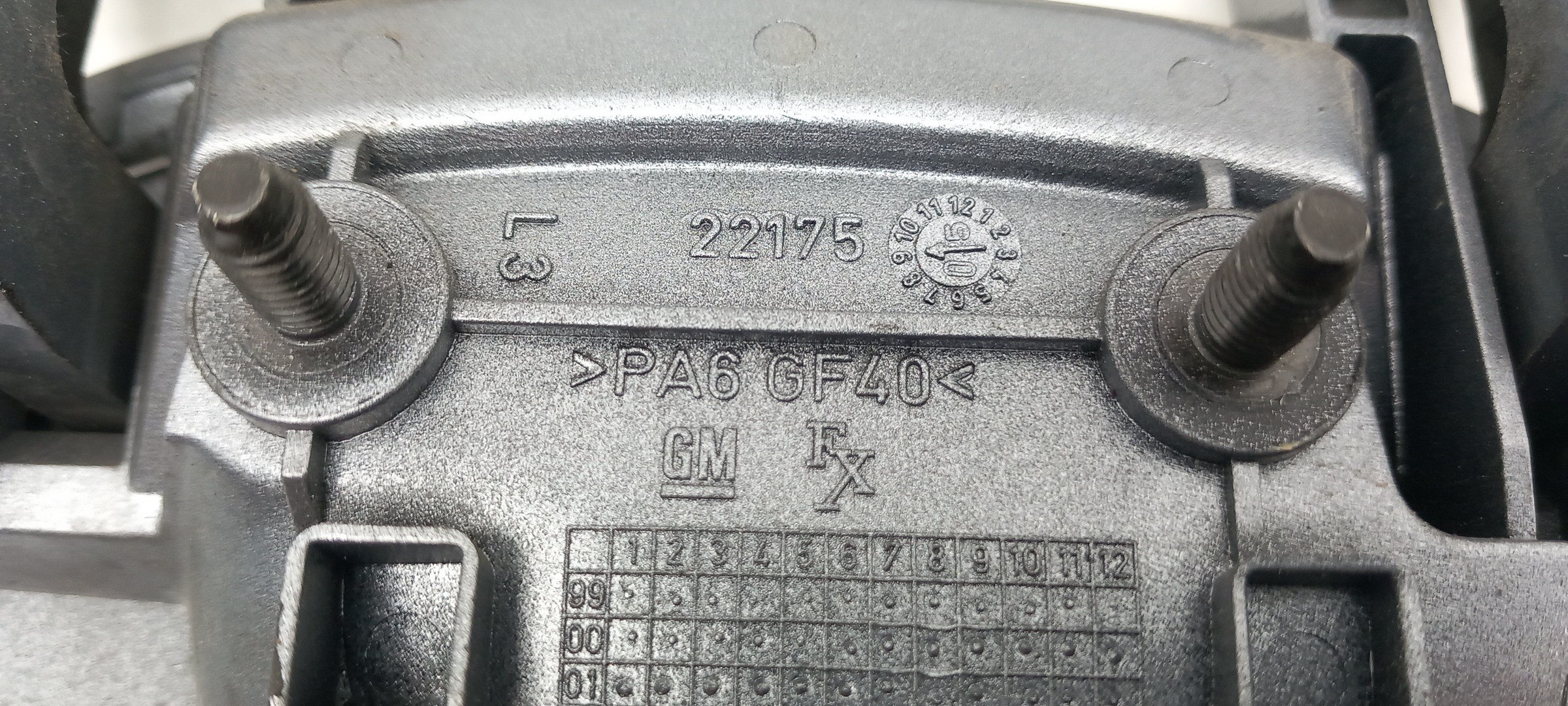 Manija puerta Trasero Izquierdo OPEL Corsa C Imagem-2