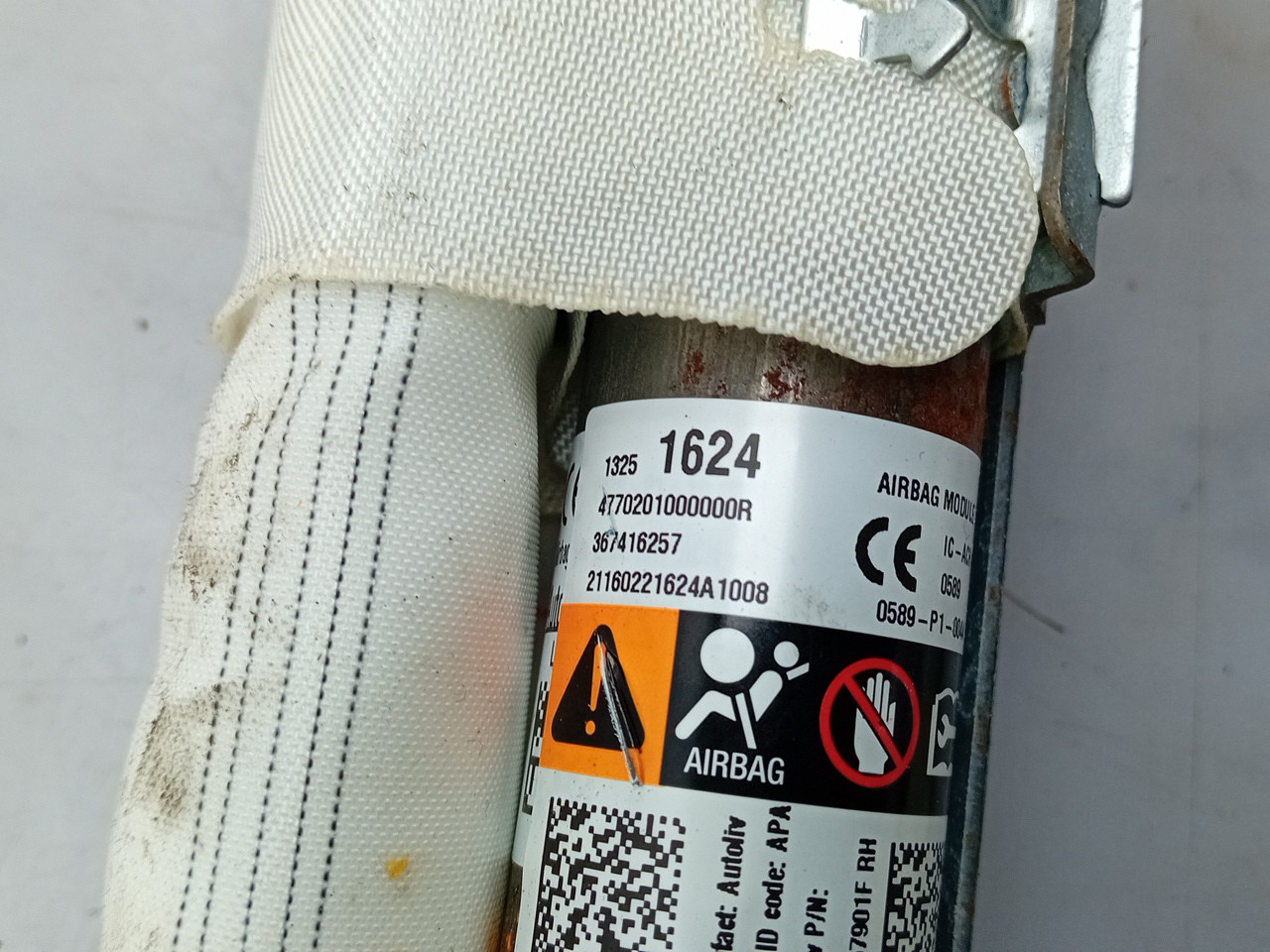 Airbag cortina direito OPEL Zafira Tourer (P12) Imagem-2