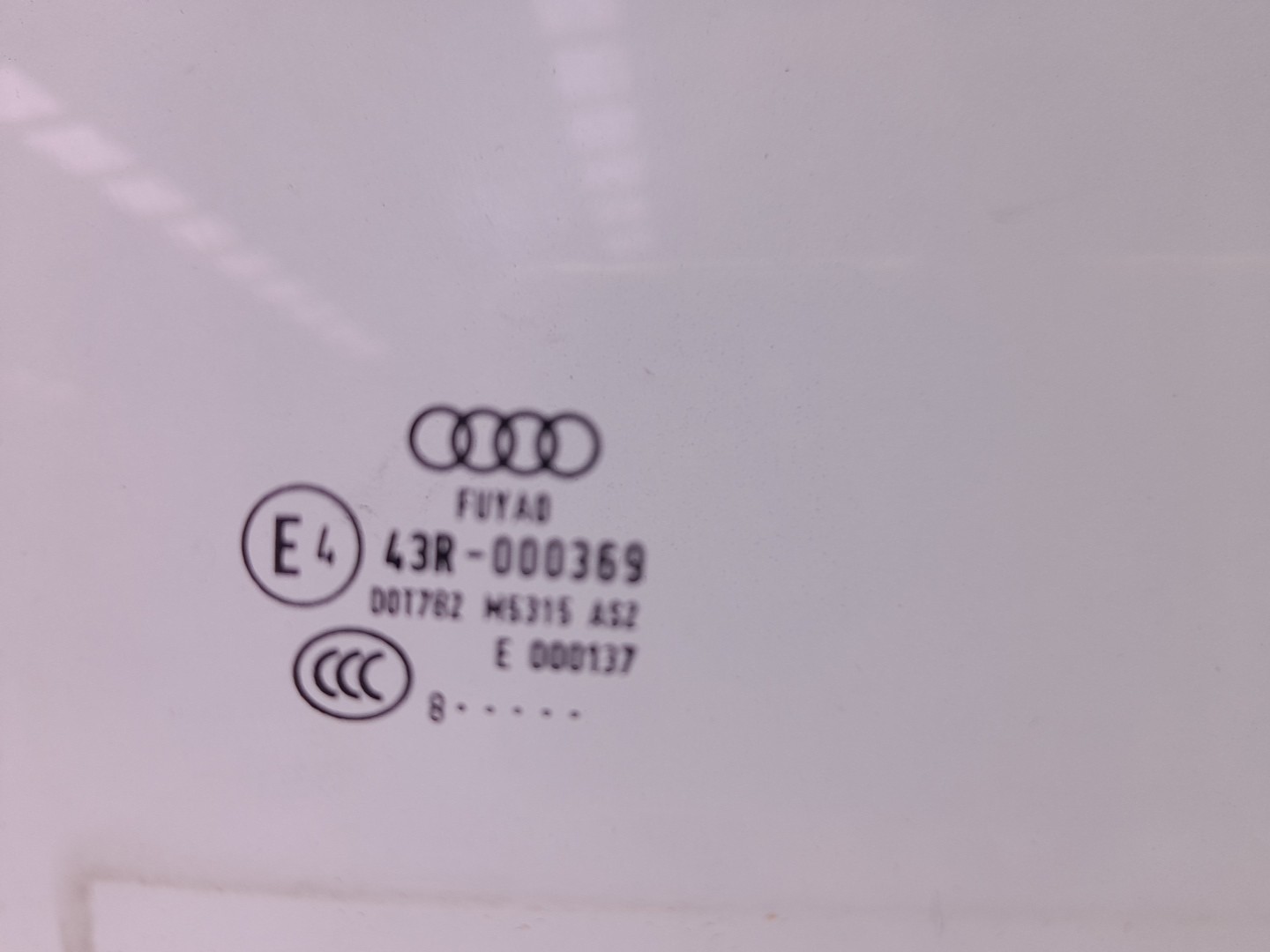 Vidrio puerta Trasero Derecho AUDI Q2 (GA) Imagem-1
