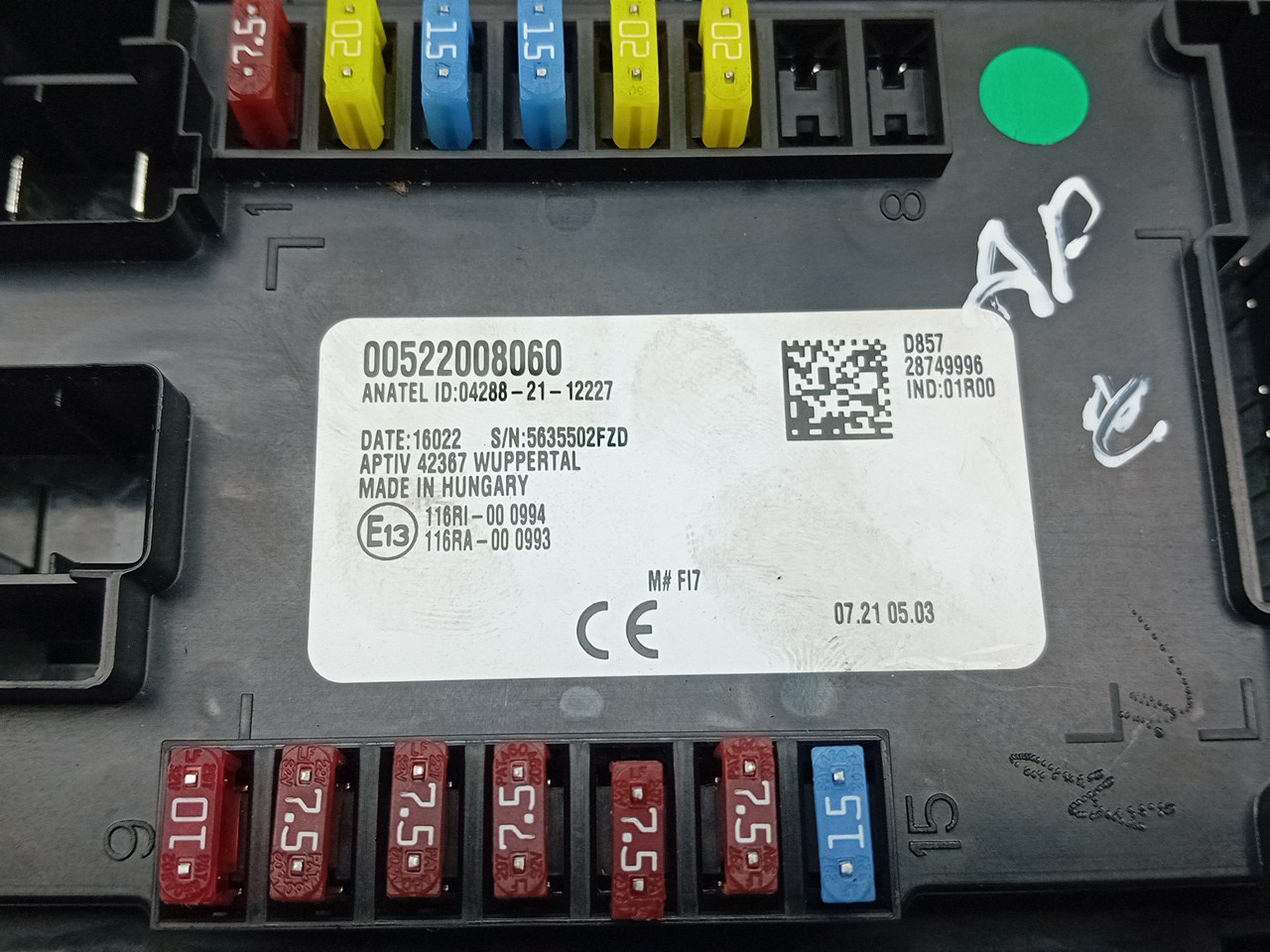 Centralina motor / ECU FIAT 500 (312_) Imagem-4