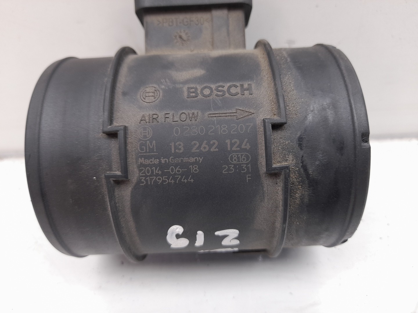 Medidor de masa de aire / Caudalímetros  OPEL Meriva B Imagem-2