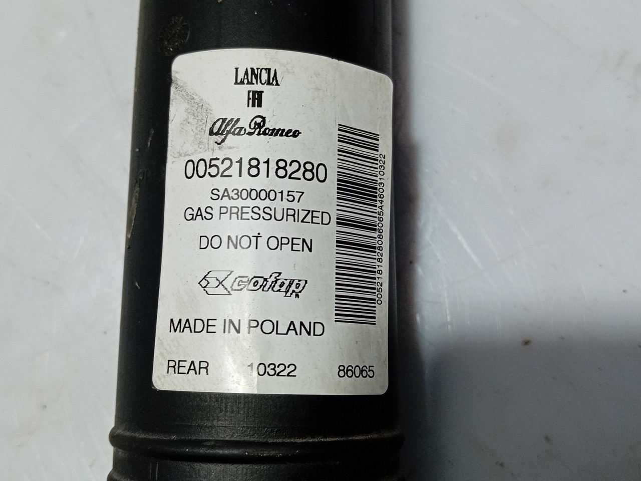 Right Rear Shock Absorber FIAT 500 (312_) Imagem-3