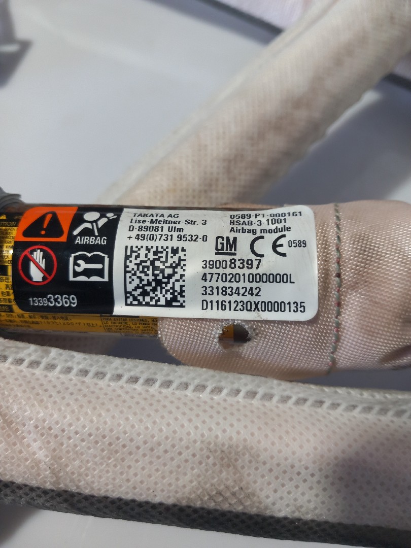 Airbag cortina esquerdo OPEL Astra K Imagem-2