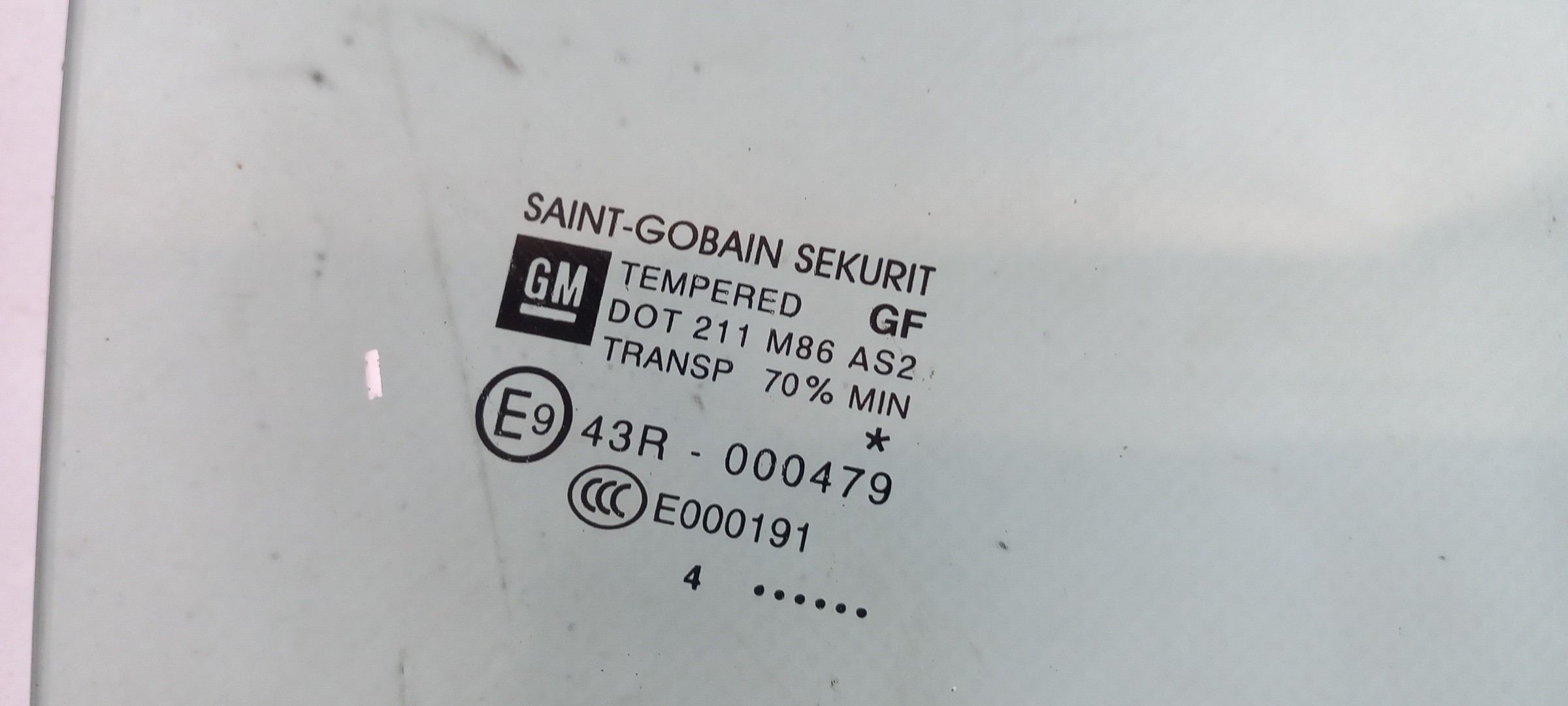 Vidro porta trás direito OPEL Meriva B Imagem-1