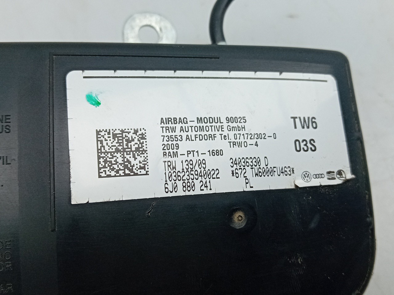 Airbag Izquierdo SEAT Ibiza IV SportCoupe (6J1, 6P5) Imagem-2