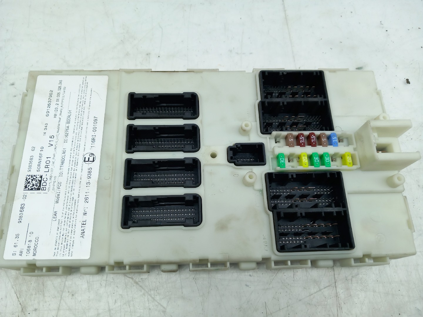 Fuse box / SAM / BSI