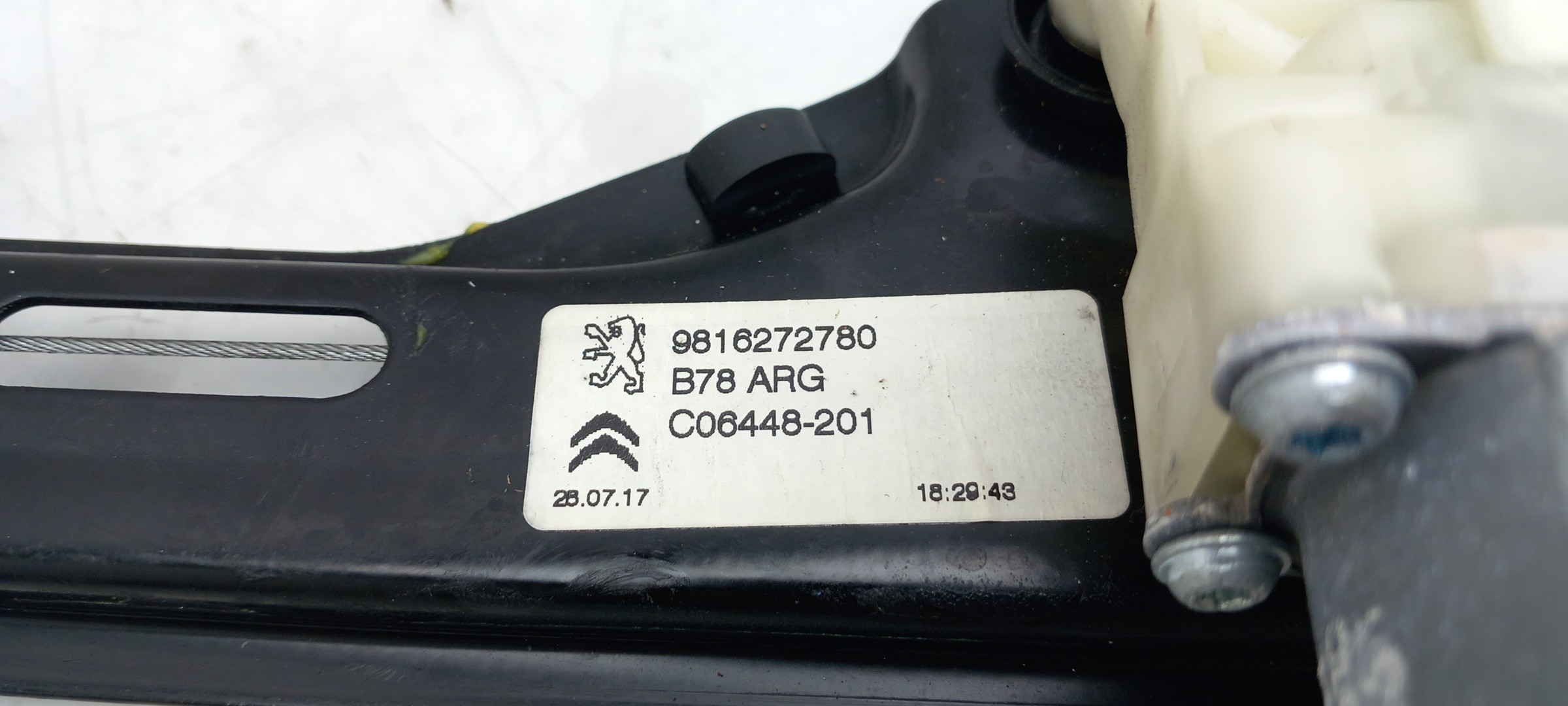 Left rear window regulator CITROËN C4 Picasso II Imagem-2