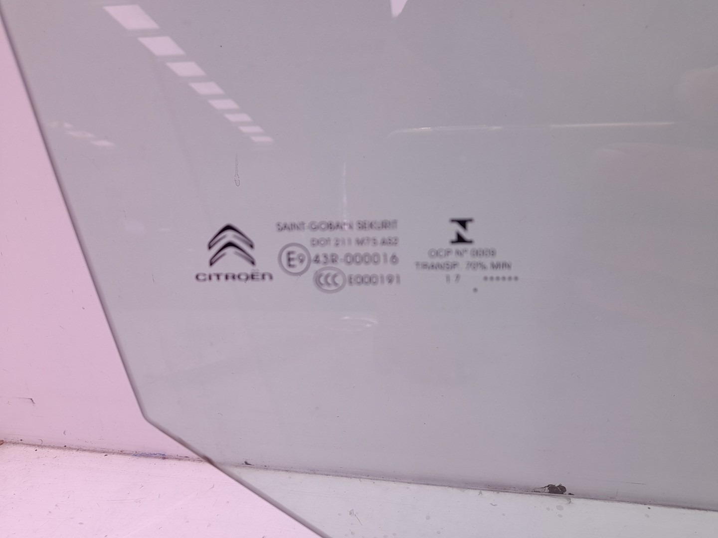 Vidrio puerta Delantero Derecho CITROËN C4 Grand Picasso II (DA_, DE_) Imagem-1