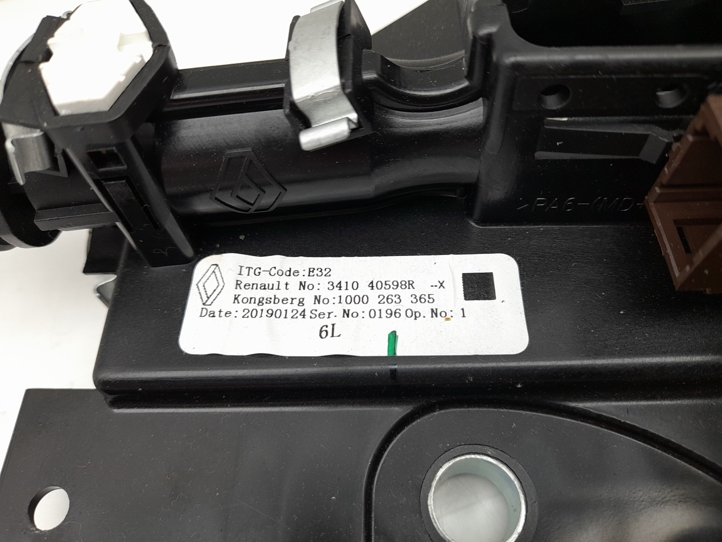Selector de caja de cambios RENAULT Zoe (BFM_) Imagem-2