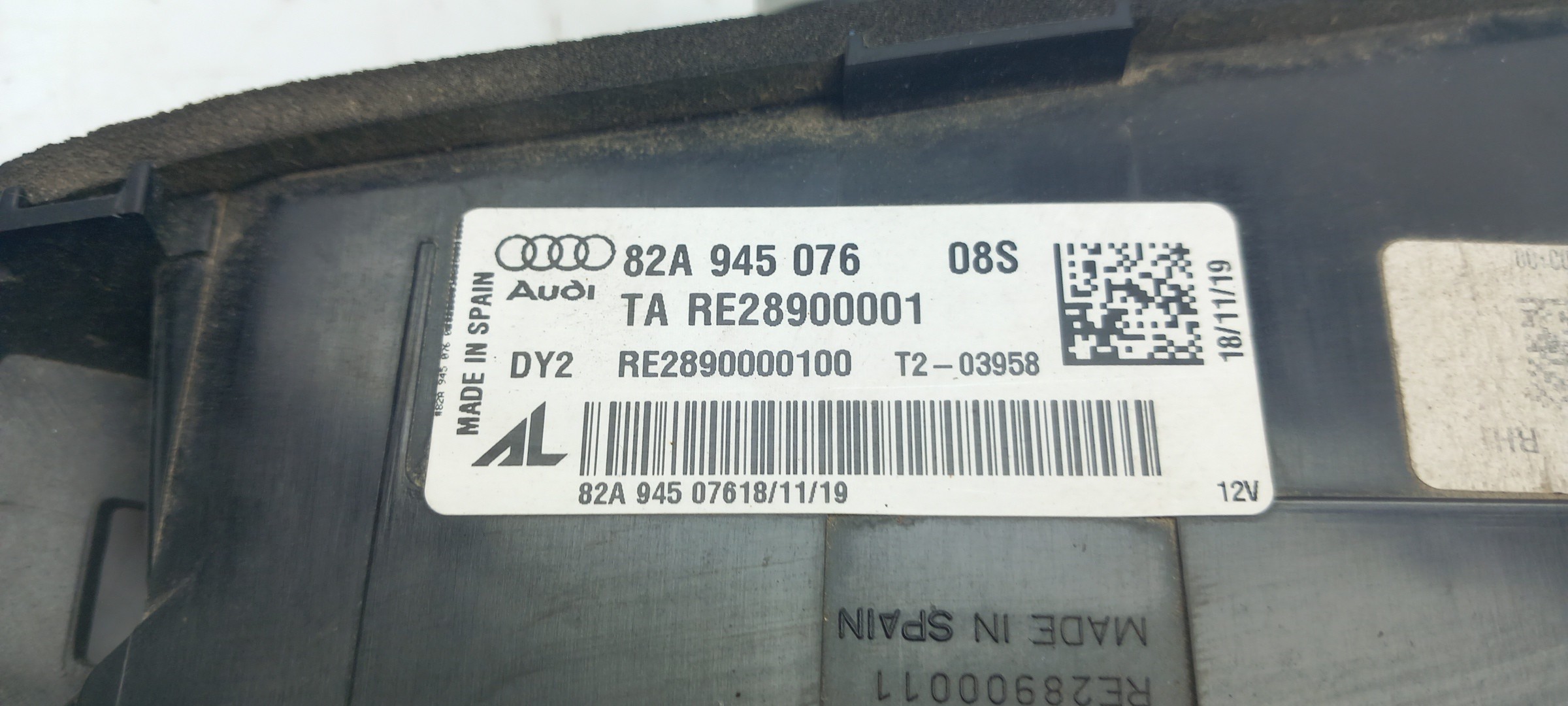 Piloto derecho del maletero AUDI A1 Sportback (GBA) Imagem-4