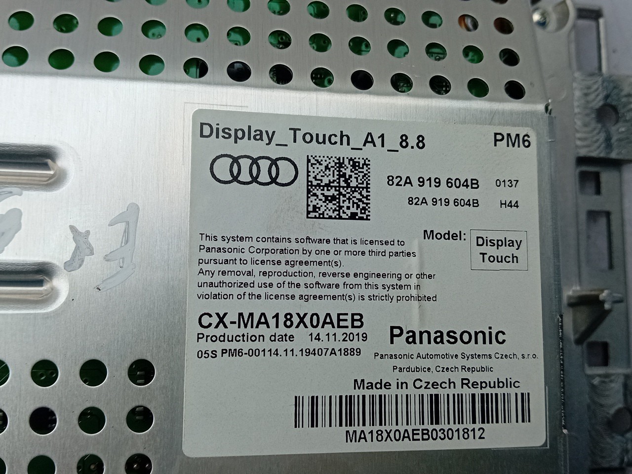 Écran de Navigation AUDI A1 Sportback (GBA) Imagem-3