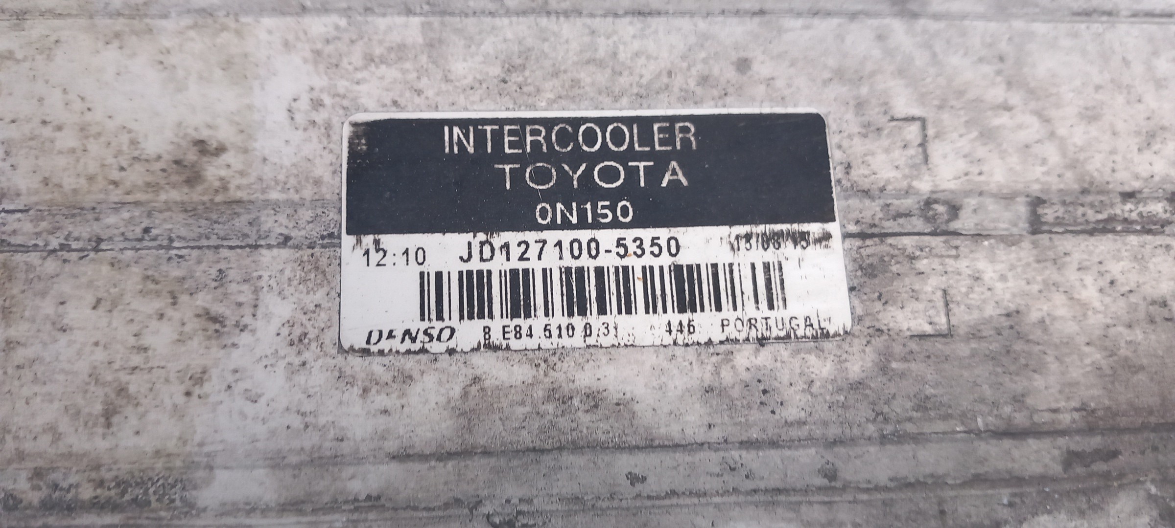 Radiateur d'intercooler TOYOTA Auris Touring Sports (_E18_) Imagem-2