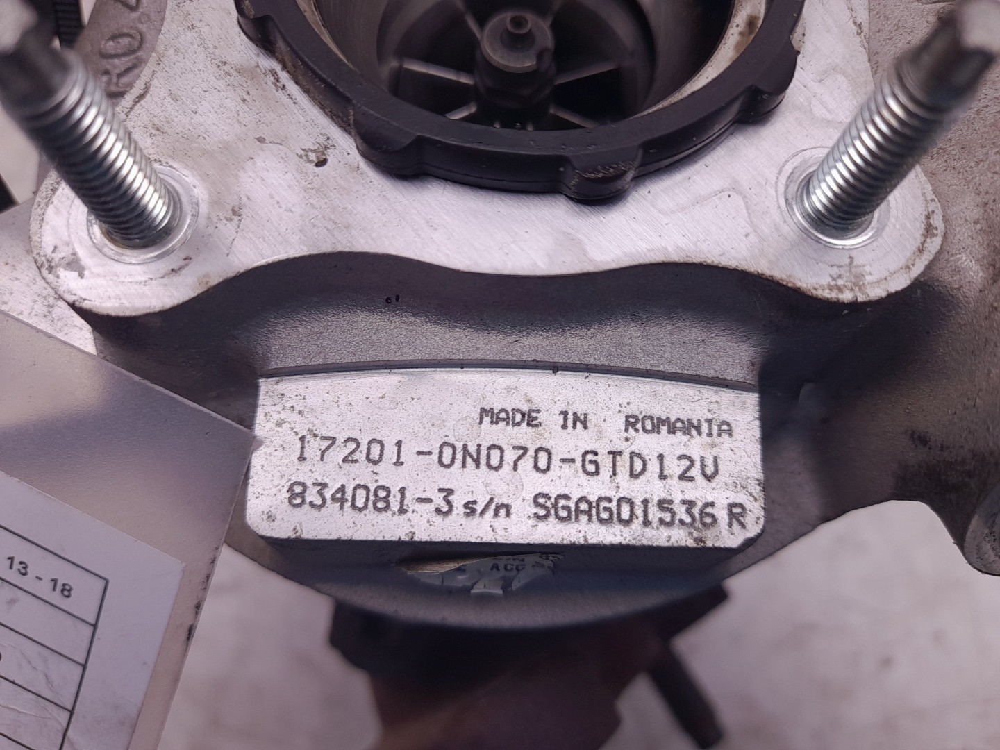 Turbocompresseur TOYOTA Auris Touring Sports (_E18_) Imagem-6
