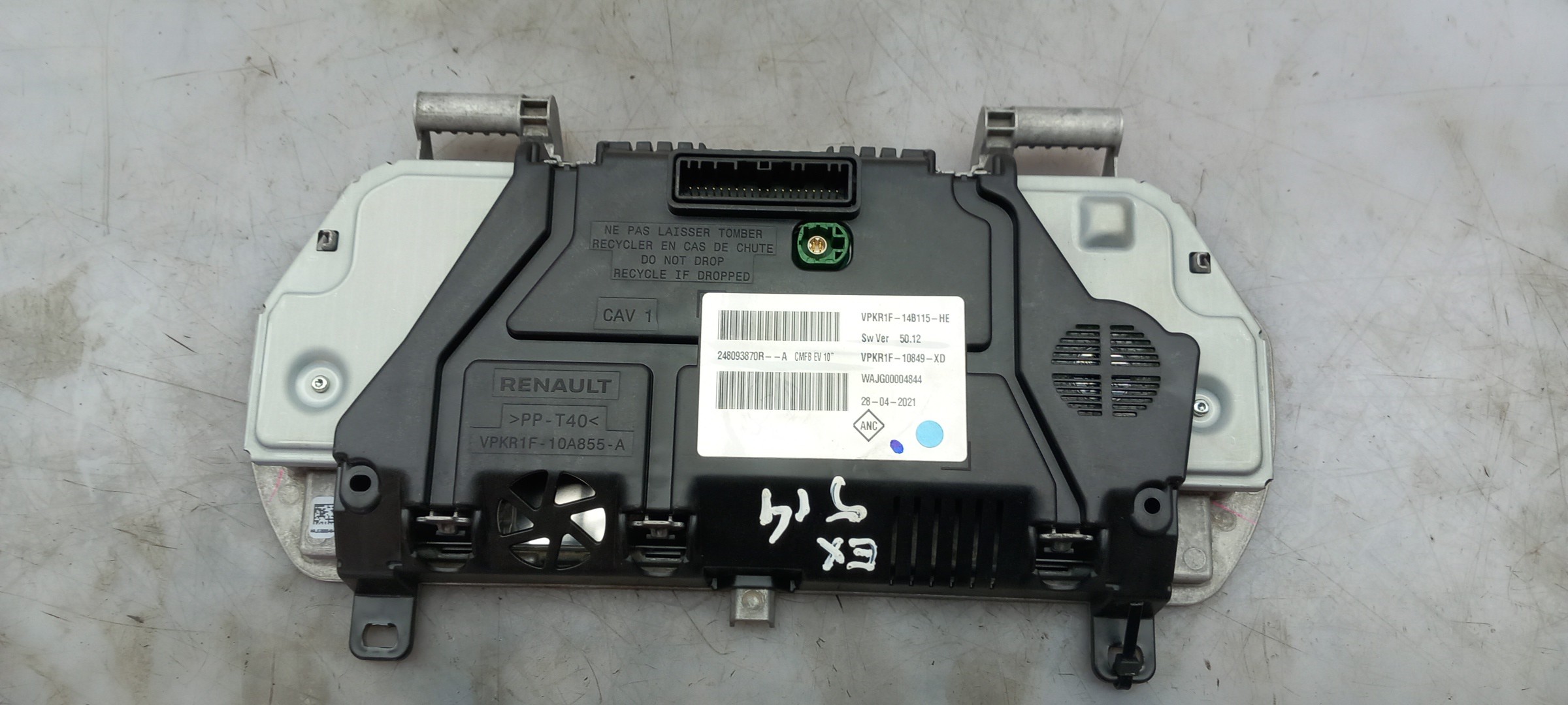 Instrument cluster RENAULT Zoe (BFM_) Imagem-4