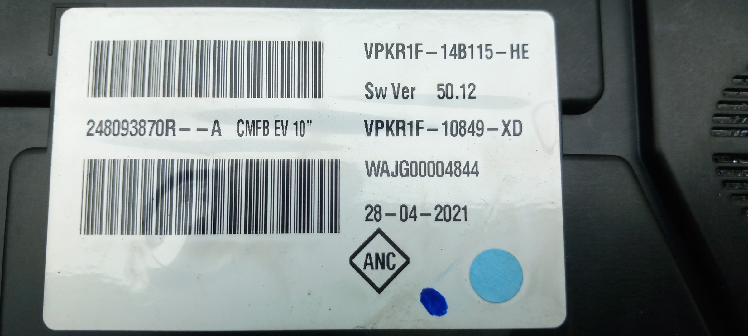 Instrument cluster RENAULT Zoe (BFM_) Imagem-6