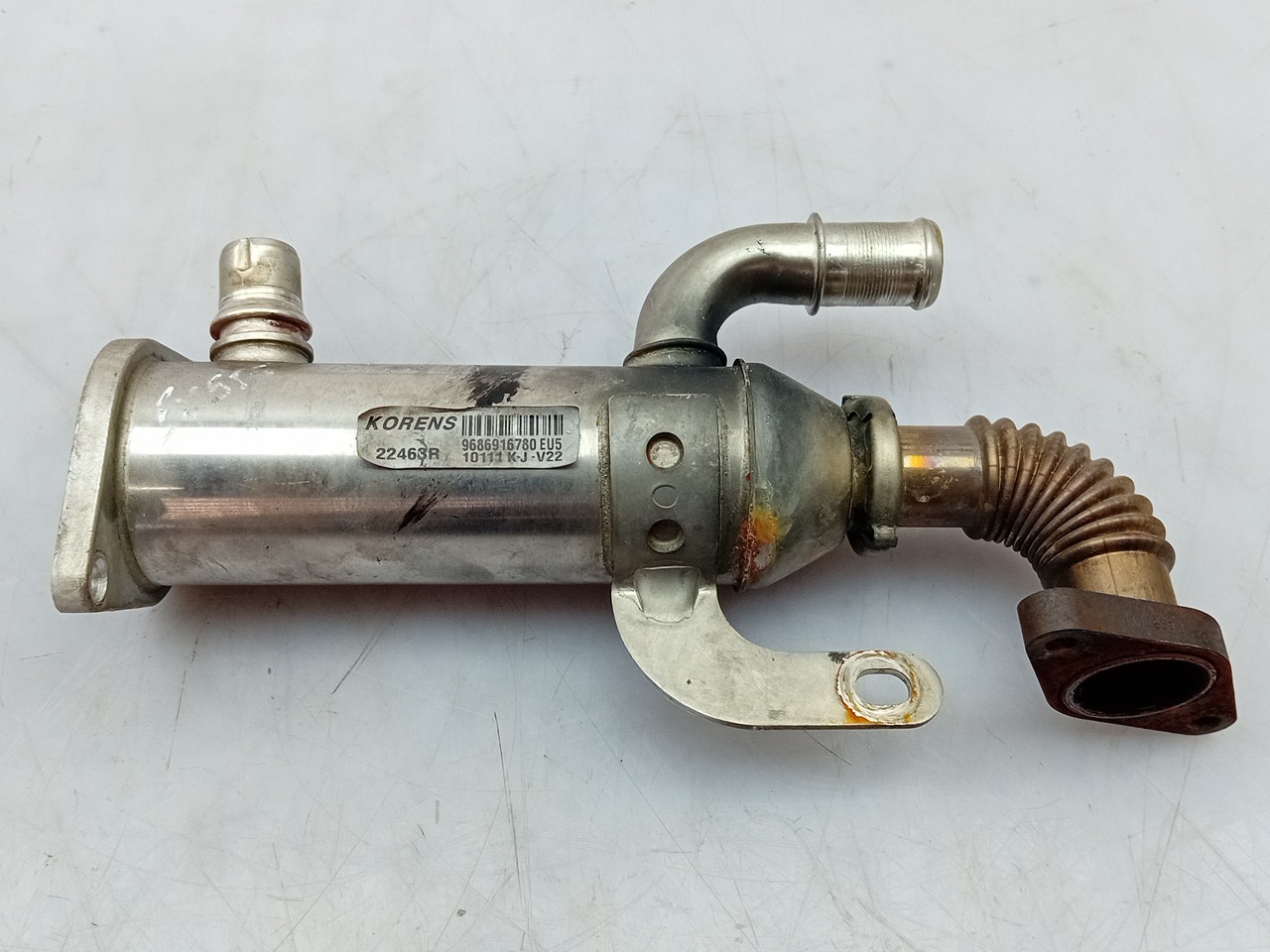 EGR gas radiator