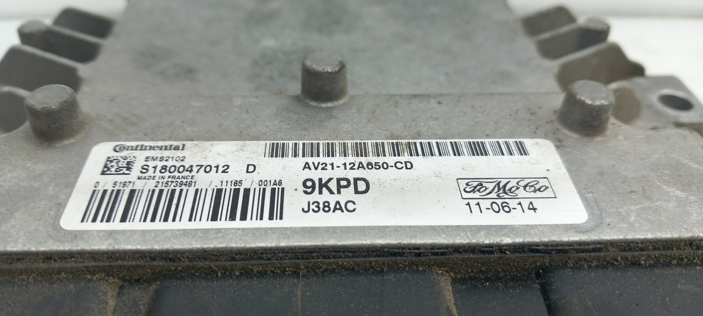 Engine control unit / ECU FORD Fiesta VI (CB1, CCN) Imagem-2
