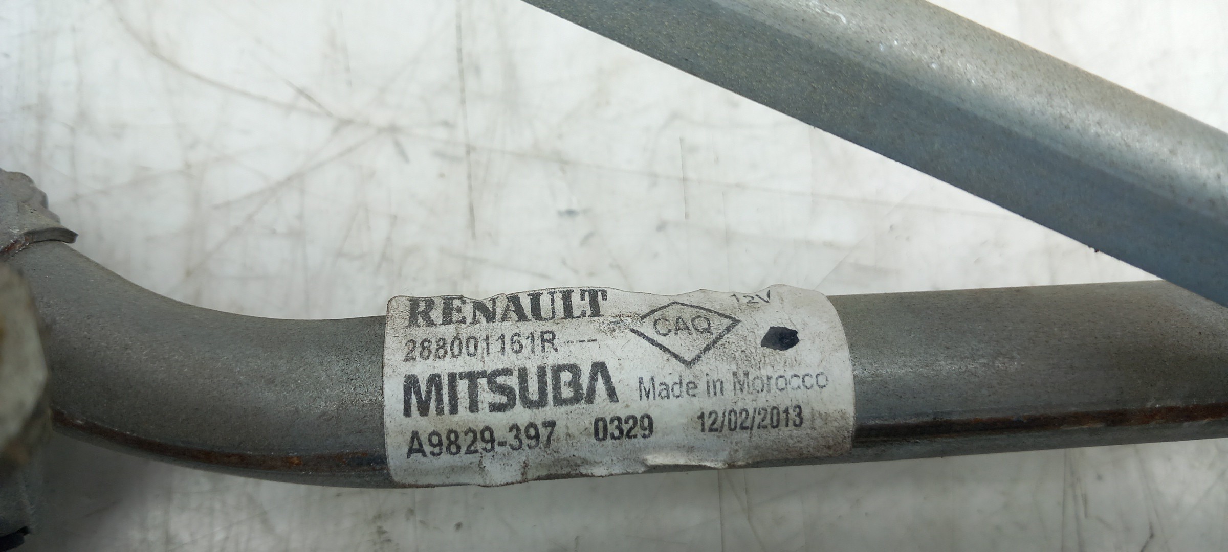 Front Wiper Motor RENAULT Captur (J5_) Imagem-2
