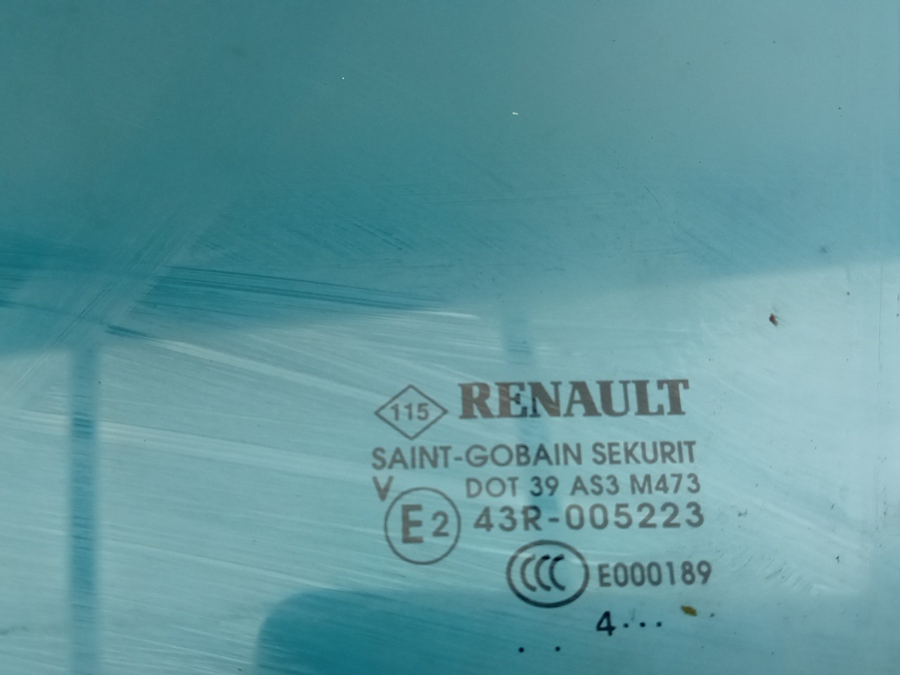 Vidro porta trás esquerdo RENAULT Zoe (BFM_) Imagem-1